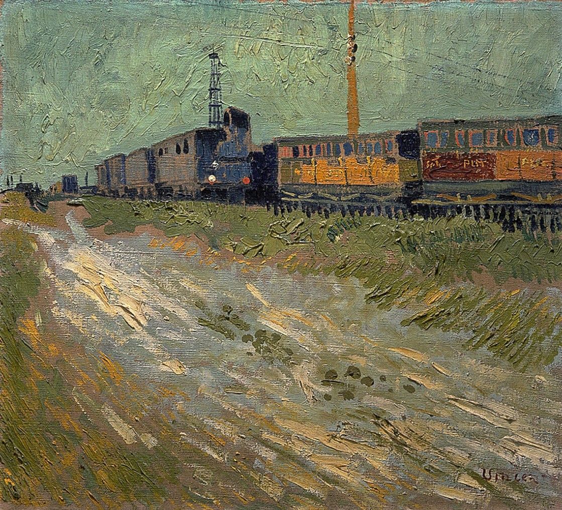 van Gogh Wagons de chemin de fer