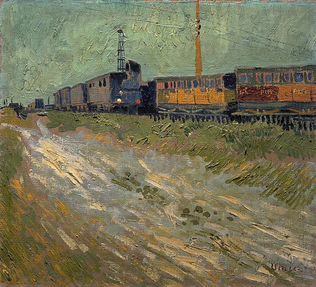 van Gogh Wagons de chemin de fer